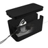 Papírenské zboží - Kabel-Organizer, box, schwarz, 235x115x121mm