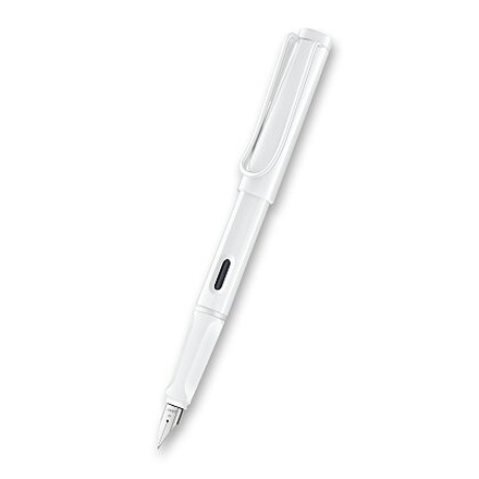 Papírenské zboží - Plnicí pero LAMY safari all white - hrot F