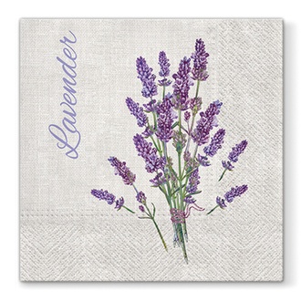 Papírenské zboží - Ubrousky PAW L 33x33cm Lavender for You