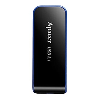 Papírenské zboží - Apacer USB flash disk, USB 3.0 (3.2 Gen 1), 64GB, AH356, černý, AP64GAH356B-1, USB A, s v