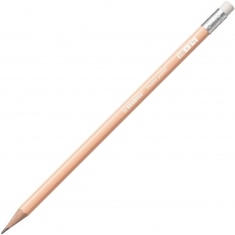 Papírenské zboží - Grafitová tužka s pryží STABILO Swano Pastel HB - meruňková