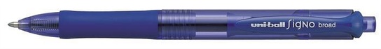 Papírenské zboží - Gelstift „UM-152“, blau, 0,3 mm, Druckmechanismus, UNI