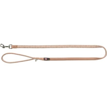 Papírenské zboží - Vodítko PREMIUM, neoprenové polstrování, boho/karamel XS-S: 1,20 m/15 mm