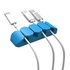 Papírenské zboží - Kabel-Organizer, pro 4 kabely, Durchsnitt 12mm, 3 Stk in der Verpackung