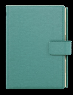 Papírenské zboží - Týdenní diář - Oskar - Elite - A5 - tyrkysová