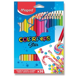 Papírenské zboží - Pastelky Maped Color´Peps, 36 barev