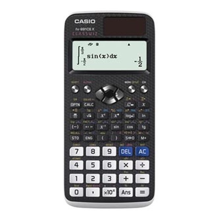 Papírenské zboží - Casio Kalkulačka FX 991 CE X, černá, školní, Bílý rámeček