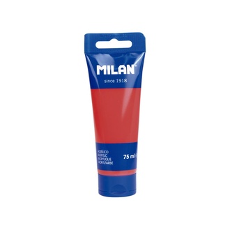 Papírenské zboží - Barva akrylová MILAN 75 ml - červený melón