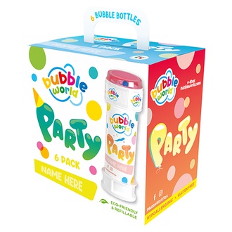 Papírenské zboží - Bublifuk DULCOP 60 ml, Party Box 6 x 60 ml