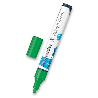 Papírenské zboží - Akrylový popisovač Schneider Paint-It 320 zelený