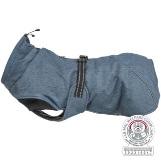 Papírenské zboží - Zateplený zimní kabátek RIOM, tmavá modráM:45cm, hruď:46-68cm, krk: do 46cm