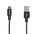 Papírenské zboží - USB Kabel (2.0), USB A M - microUSB M, 1m, reversible, schwarz, Verbatim, Box, 48863