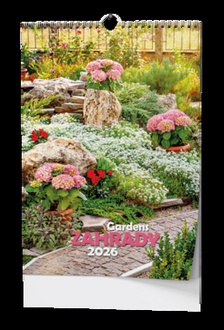 Papírenské zboží - Nástěnný kalendář - Zahrady - A3
