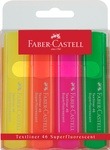 Papírenské zboží - Zvýrazňovač Faber-Castell 154604 Textliner 1546 4 kusy