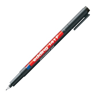 Papírenské zboží - Permanentní popisovač "141 F", černá, 0,6mm, OHP, EDDING