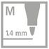 Papírenské zboží - Premium-Faser-Metallic-Marker – STABILO Pen 68 metallic – 8er-Set in der Dose