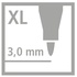 Papírenské zboží - Fasermarker STABILO Power Max 96 Stück Box - 12 Farben