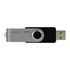 Papírenské zboží - Goodram USB flash disk, USB 2.0, 128GB, UTS2, schwarz, UTS2-1280K0R11, USB A, mit einer drehbaren Kappe