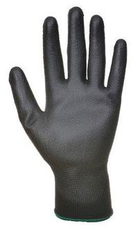 Papírenské zboží - Pracovní rukavice máčené na dlani a prstech v polyuretanu, velikost 9, černé