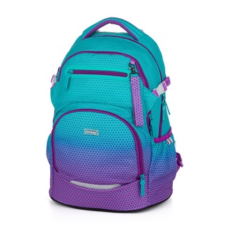 Papírenské zboží - Školní batoh OXY Ombre Blue - pink