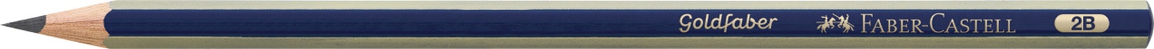 Papírenské zboží - Faber-Castell 112502 Goldfaber 1221 Bleistift, 2B