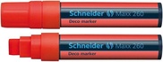 Papírenské zboží - Kreidemarker „Maxx 260“, rot, 2-15 mm, flüssig, SCHNEIDER