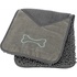 Papírenské zboží - Hundehandtuch mit Taschen, Mikrofaser, 78 x 32 cm, grau