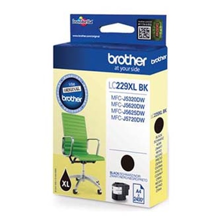 Papírenské zboží - Brother originální ink LC-229XL, black, 2400str., Brother MFC-J5320DW, MFC-J5620DW, MFC-J