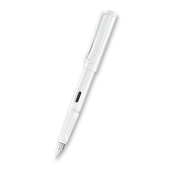 Papírenské zboží - Plnicí pero LAMY safari all white - hrot F