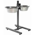 Papírenské zboží - Hundebar, Höhe 50 cm, 2 Näpfe 2,8 l/24 cm