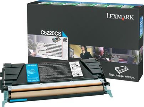 Papírenské zboží - Toner pro "Optra C522, 524" tiskárny, LEXMARK Cyan, 3 tis.stran
