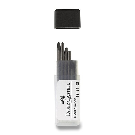 Papírenské zboží - Tuhy do kružítka Faber-Castell 6 ks