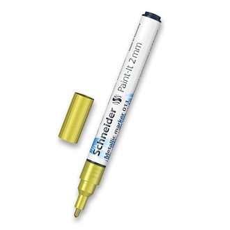 Papírenské zboží - Metalický popisovač Schneider Paint-It 011 žlutý