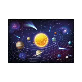 Papírenské zboží - Podložka na stůl PP 60x40cm Planets