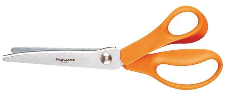 Papírenské zboží - Nůžky entlovací, 23 cm, FISKARS "Classic", oranžové