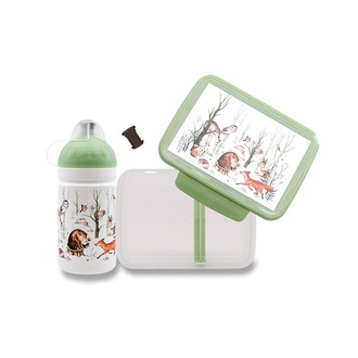Papírenské zboží - Set Zdravá lahev 0,5 l a Zdravá sváča Lesní zvířátka