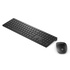 Papírenské zboží - HP Pavilion 800, Tastatur-Set mit schnurlosen optischen Maus, AAA, US, multimedial, slim typ 2.4 [GHz], schnurlos, schwarz