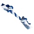 Papírenské zboží - Baumwoll-HipHop-Knoten 2 Dochte – dunkelblau, hellblau, weiß 20 cm, 55 g
