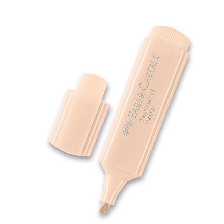 Papírenské zboží - Zvýrazňovač Faber-Castell Textliner 1546 Pastel pudrová