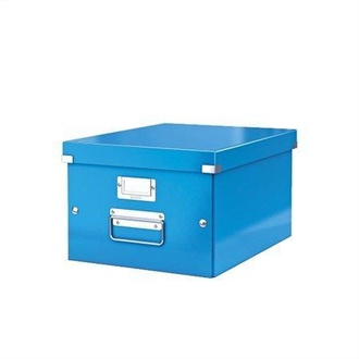 Papírenské zboží - Střední univerzální krabice Leitz Click & Store, Modrá