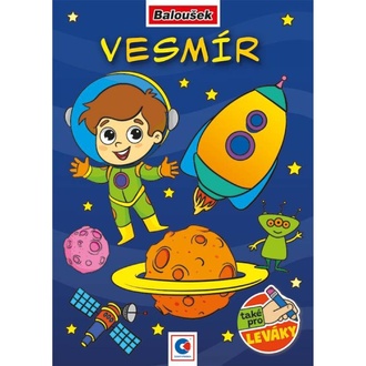Papírenské zboží - Omalovánka - A5 - Vesmír