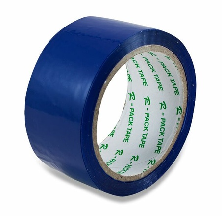 Papírenské zboží - Barevná samolepicí páska Reas Pack 48 mm × 66 m modrá