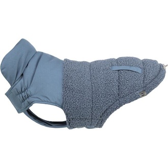 Papírenské zboží - Zimní vesta AJOU s kožíškem, modráXXS: 18cm, hruď: 27-32cm, krk: 24cm