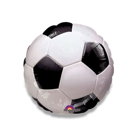 Papírenské zboží - Fóliový party balónek kulatý fotbalový míč