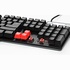 Papírenské zboží - Red Fighter K1, Tastatur US, Game, unterbeleuchtet typ verkabelt (USB), schwarz, 3 farbige Hintergrundbeleuchtung