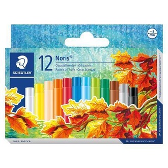 Papírenské zboží - Olejové pastely "Noris Club", 12 barev, STAEDTLER