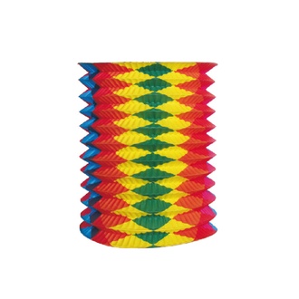 Papírenské zboží - Lampión roztahovací barevný 25 cm (průměr 15 cm) [1 ks]