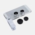 Papírenské zboží - Objektiv für Handy, mit Clip, Kunststoff/Aluminium, silbern, 3v1