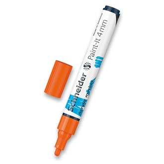 Papírenské zboží - Akrylový popisovač Schneider Paint-It 320 oranžová