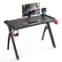 Papírenské zboží - ULTRADESK Spieltisch INVADER - BLACK, 120x64 cm, 75 cm